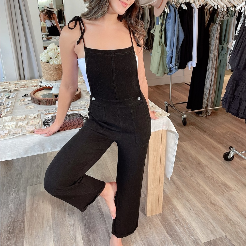 Overall Linen Jumpsuit